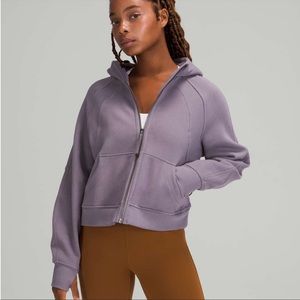 Lululemon scuba oversized full zip sweatshirt dusky lavender purple Size M/L